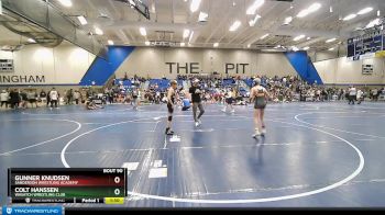 96 lbs Cons. Round 3 - Colt Hanssen, Wasatch Wrestling Club vs Gunner Knudsen, Sanderson Wrestling Academy