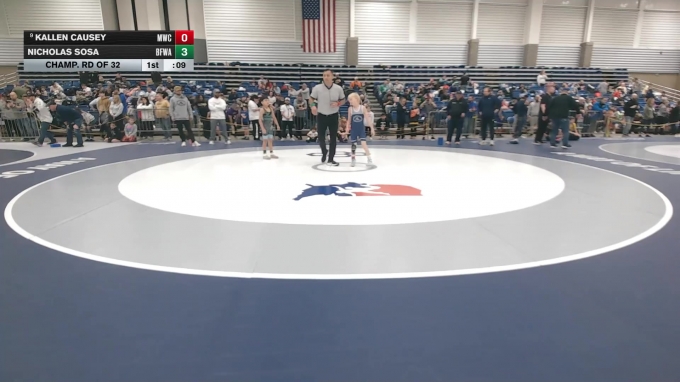 Matpac 63 lbs Champ. Rd Of 32 - Kallen Causey, MATPAC Wrestling Club vs ...