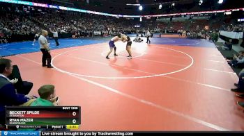 D1-220 lbs Cons. Semi - Beckett Spilde, Stoughton vs Ryan Mazer, Mukwonago