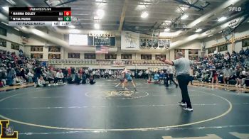 105 lbs 1st Place Match - Hanna Egley, Nixa vs Nyia Ross, STEAM Academy