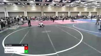 132 lbs Round Of 64 - Hayden Hurd, Grindhouse WC vs Cody Chadwick, Poway Elite