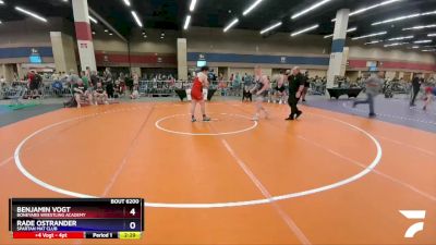 182 lbs Quarterfinal - Benjamin Vogt, Boneyard Wrestling Academy vs Rade Ostrander, Spartan Mat Club