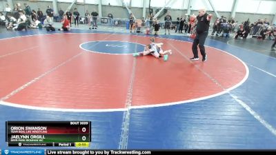 74-80 lbs Quarterfinal - Jaelynn Orgill, Deer Park Ironman WC vs Orion Swanson, Team Real Life Wrestling