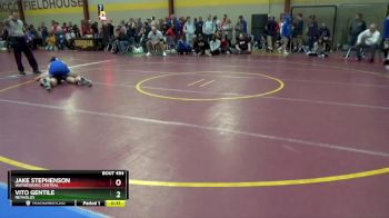 157 lbs Cons. Round 2 - Vito Gentile, Reynolds vs Jake Stephenson, Waynesburg Central