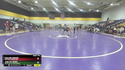 190 lbs Round 1 - Jaelyn Sides, Blue Valley Southwest vs Calvin Gross, One Unit Wrestling