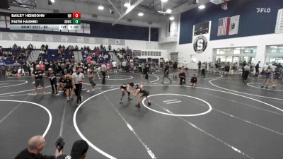 80 lbs Round 4 - Bailey Heinsohn, Reign WC vs Faith Hashmi, Savage House Wrestling Club