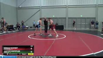 220 lbs Semis & 1st Wrestleback (8 Team) - Donald Schmidt, Washington vs Justyce Hostetler, Nebraska