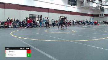 285 lbs Quarterfinal - Vanbawi Lian, Southport vs Jaxson Owens, Lawrence Central