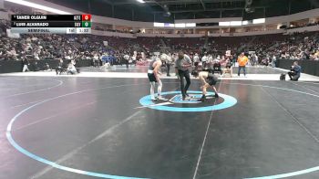 4A 132 lbs Semifinal - Taner Olguin, Aztec vs Luis Alvarado, Silver