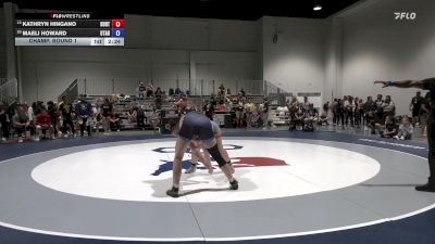 Senior Women Freestyle FS - 76 lbs Champ. Round 1 - Kathryn Hingano, Southern Oregon Regional Training Center vs Maeli Howard, Utah