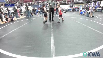 66 lbs Consolation - Lane Jager, Carl Albert vs Ezekial Kelly, Darko Valley Wolf Pack