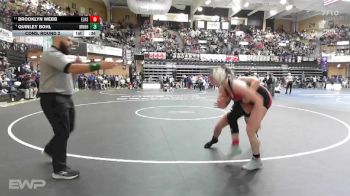 130 lbs Cons. Round 2 - Brooklyn Webb, Ellsworth HS vs Quinley Bohl, Minneapolis HS