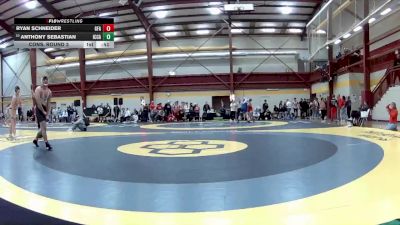 285 lbs Cons. Round 3 - Ryan Schneider, Green Farms Academy vs Anthony Sebastian, IC Catholic Prep