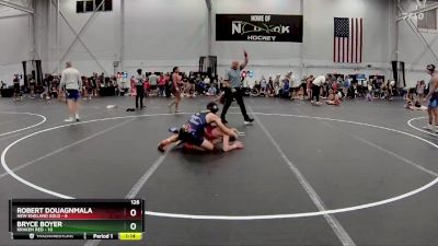 126 lbs Placement (4 Team) - Robert Douagnmala, New England Gold vs Bryce Boyer, Kraken Red