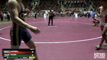 145 lbs 1st Place Match - Brady Campbell, Opelika Hs vs Maciej Paszek, Auburn