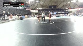 Girls 4A 155 lbs Quarterfinal - Kira Mesa, Sunnyside (Girls) vs Carys Lenihan, Camas (Girls)