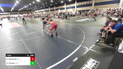 113 lbs Quarterfinal - Aiden Espinoza, Desert Dogs WC vs Diego Cortes, Rancho Bernardo WC