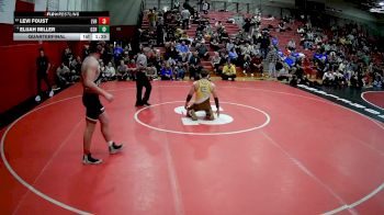 172 lbs Quarterfinal - Levi Foust, Ligonier Valley Hs vs Elijah Miller, Greensburg Salem Hs