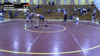 157 lbs Round 3 (4 Team) - Jaxon Godley, Crater vs Wyatt Bassett, Bakersfield