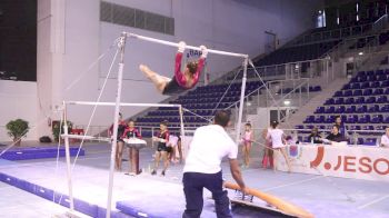 Jade Barbosa (BRA) Bar Routine, Training Day 2 - 2018 City of Jesolo Trophy