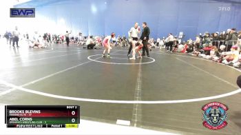 80 lbs Round 1 (4 Team) - Brooks Blevins, Firebird Elite vs Abel Corns, OpenMats Wrestling Club