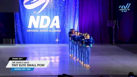 The Dance Vault - Tiny Elite Small Pom [2025 Tiny - Pom Day 1] 2025 NDA All-Star National Championship