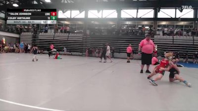 68-71 lbs Cons. Semi - Talon Johnson, Lincoln Youth Wrestling vs Colby Kiethline, Fort Zumwalt Wrestling