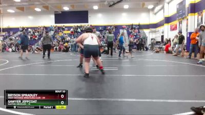 Round 4 - Bryson Spradley, West Wateree Wrestling Club vs Sawyer Jeffcoat, Gaston Grizzlies