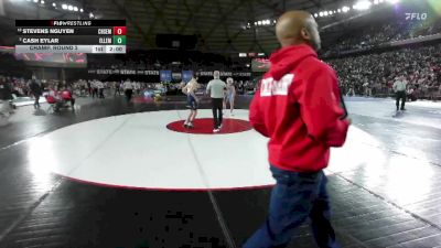 Boys 2A 113 lbs Champ. Round 2 - Stevens Nguyen, Chief Sealth vs Cash Eylar, Ellensburg