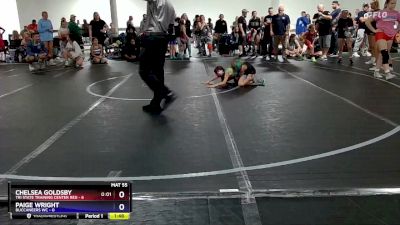 57 lbs Round 1 (6 Team) - Chelsea Goldsby, Tri State Training Center Red vs Paige Wright, Buccaneers WC
