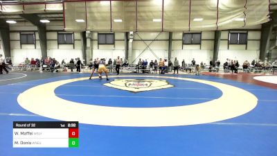 197 lbs Round Of 32 - William Maffei, Wesleyan vs Matthew Donis, Western New England