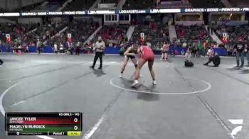 145 lbs Cons. Round 3 - Madelyn Burdick, Pittsburg vs Jaycee Tyler, Red Storm