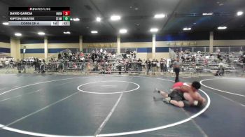 190 lbs Consi Of 4 - David Garcia, Hueneme HS vs Kipton Beatse, Stampede WC