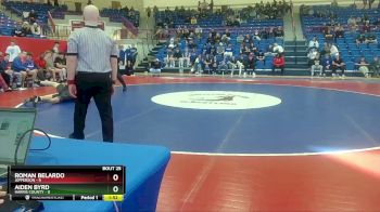 120 lbs 4th Wrestleback (16 Team) - Roman Belardo, Jefferson vs Aiden Byrd, Harris County