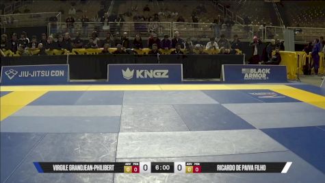 Ricardo De Paiva Filho vs Virgile Grandjean-Philibert 2025 Pan Jiu Jitsu IBJJF Championship