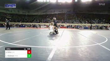 133 lbs Quarterfinal - Javier Ortiz, Poteau vs Levi Dicksion, D3 Wrestling Cluib