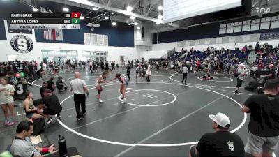 135 lbs Cons. Round 4 - Faith Bree, Seaside Wrestling vs Anyssa Lopez, South Hills High School