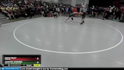 150 lbs Cons. Round 2 - Gannon Sanders, The Hall Wrestling Club vs Aidan Riley, Missouri