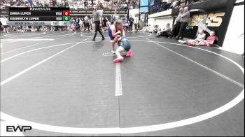 130 lbs Rr Rnd 4 - Emma Luper, Wyandotte Youth Wrestling vs Kimberlyn Luper, Hennessey Takedown Club