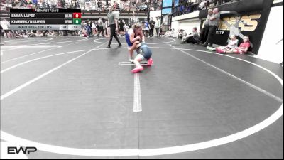 130 lbs Rr Rnd 4 - Emma Luper, Wyandotte Youth Wrestling vs Kimberlyn Luper, Hennessey Takedown Club