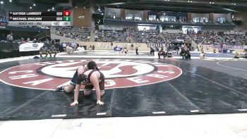 285 lbs Cons. Round 1 - Kayden Lambert, Henderson County vs Michael Braunm, Great Crossing