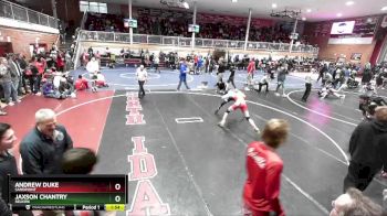 126 lbs Champ. Round 2 - Jaxson Chantry, Selkirk vs Andrew Duke, Sandpoint