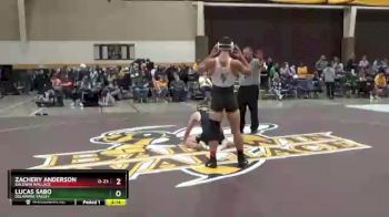 141 lbs Quarterfinal - Lucas Sabo, Delaware Valley vs Zachery Anderson, Baldwin Wallace