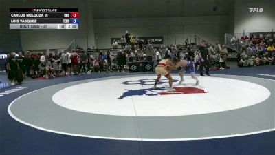 57 lbs Cons. Round 1 - Carlos Melgoza III, Dethrone Wrestling Club vs Luis Vasquez, Team Wyoming
