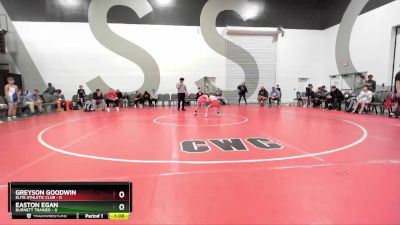 65 lbs Placement Matches (8 Team) - Easton Egan, Burnett Trained vs Greyson Goodwin, Elite Athletic Club