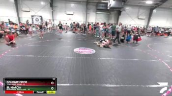 95 lbs Placement (4 Team) - Eli Garcia, Reverence Wrestling vs Domenic Cicco, Team Hard Work