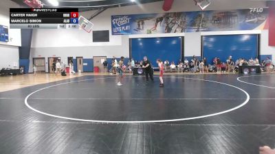 80 lbs Carter Haigh, Ohio Grey vs Marcelo Simon, Alabama