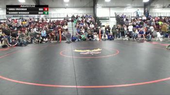 126 lbs Cons. Semi - Danner Wiseman, Moorcroft vs Greg Vrooman, Douglas