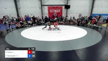 58 kg Final - Virginia Foard, Wyoming Seminary vs Taina Fernandez, MGW Brawlers