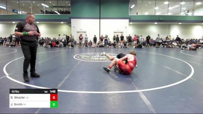 157 lbs Round Of 64 - Benjamin Weader, VA vs Jon Smith, PA